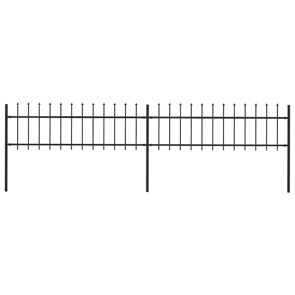 Garden Fence With Spear Top Steel 181X