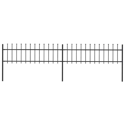 Garden Fence With Spear Top Steel 181X