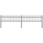Garden Fence With Spear Top Steel 181X