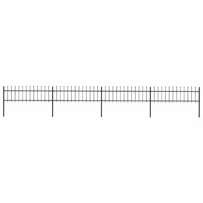 Garden Fence With Spear Top Steel 181X