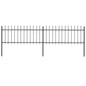 Garden Fence With Spear Top Steel 181X