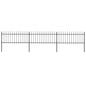 Garden Fence With Spear Top Steel 181X