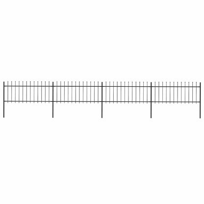 Garden Fence With Spear Top Steel 181X
