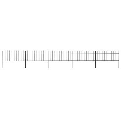 Garden Fence With Spear Top Steel 181X