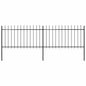 Garden Fence With Spear Top Steel 181X