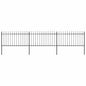 Garden Fence With Spear Top Steel 181X