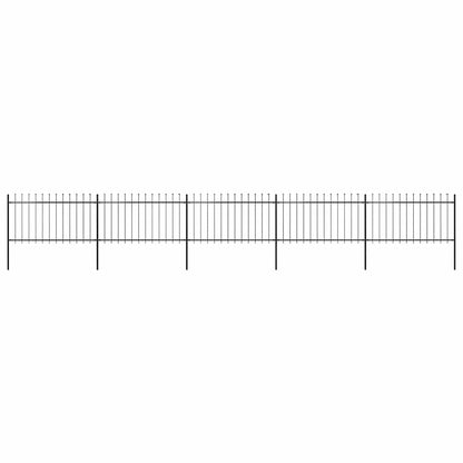 Garden Fence With Spear Top Steel 181X