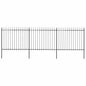 Garden Fence With Spear Top Steel 181X