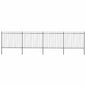 Garden Fence With Spear Top Steel 181X