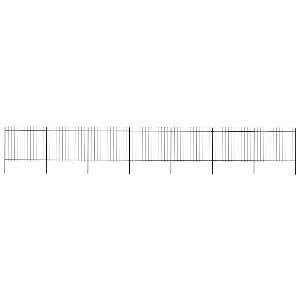 Garden Fence With Spear Top Steel 181X