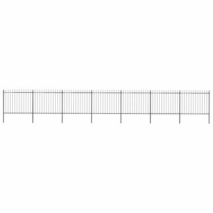 Garden Fence With Spear Top Steel 181X