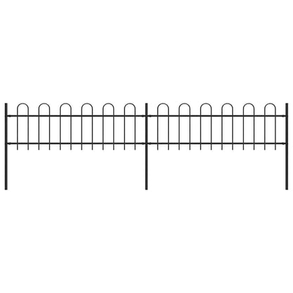 Garden Fence With Hoop Top Steel 181X