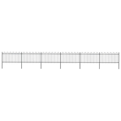 Garden Fence With Hoop Top Steel 181X