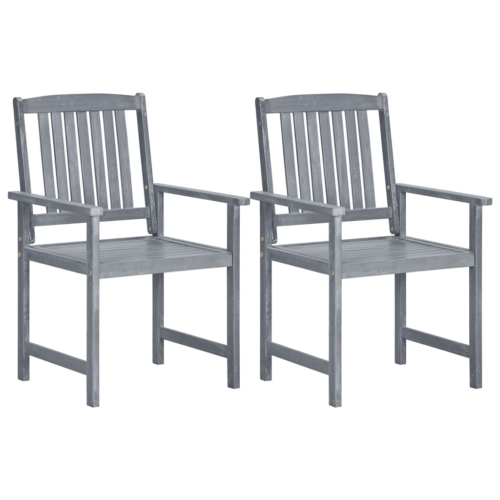 Garden Chairs 6 Pcs Solid Wood Acacia