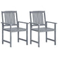 Garden Chairs 6 Pcs Solid Wood Acacia