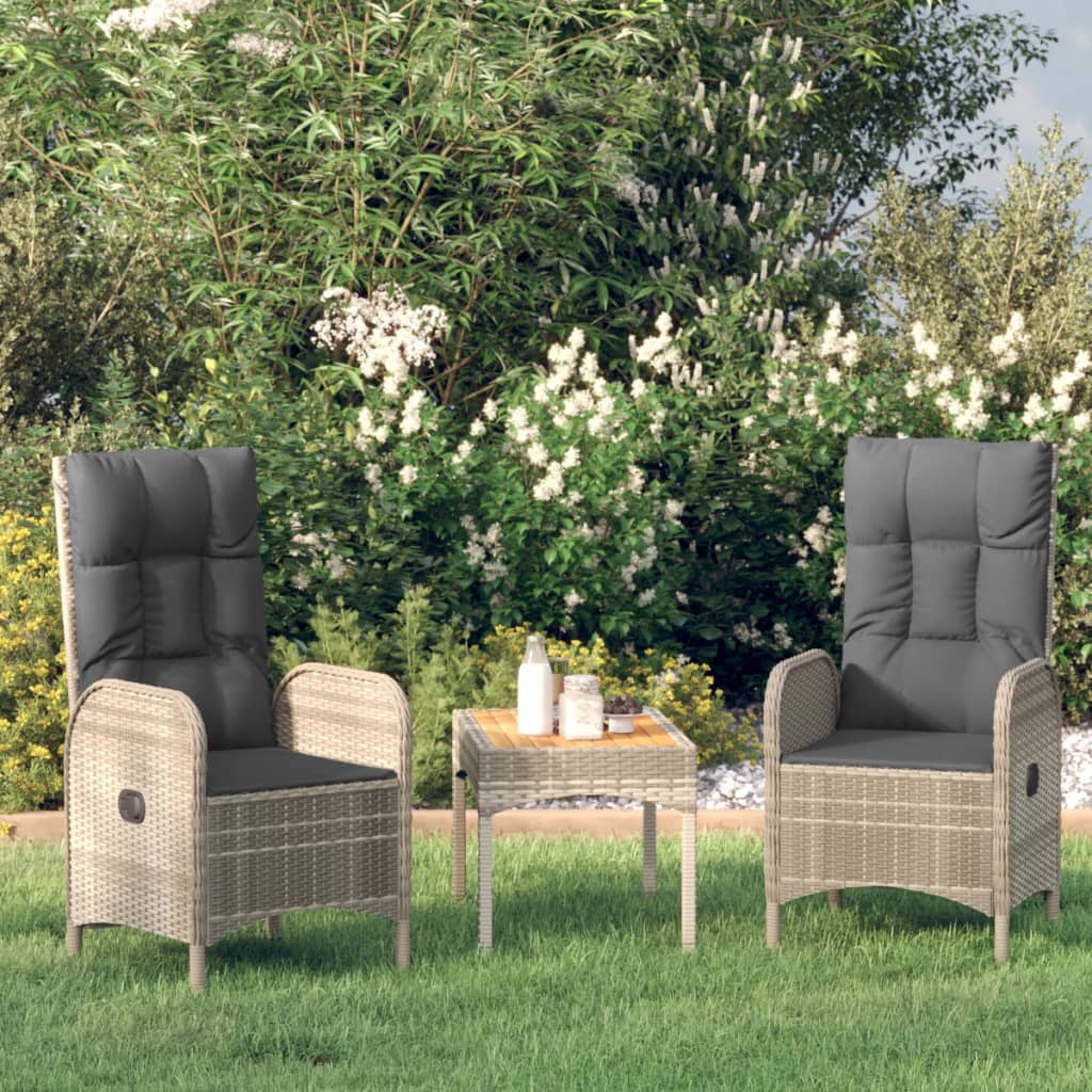 Outdoor Chairs 2 Pcs Poly Rattan