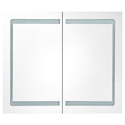 Led Bathroom Mirror Cabinet 80X12.2X68 Cm