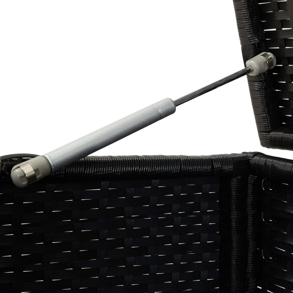 Garden Storage Box Poly Rattan