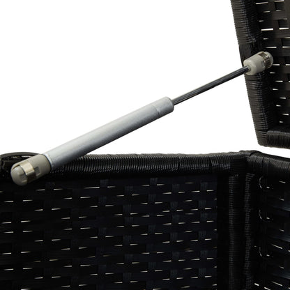 Garden Storage Box Poly Rattan