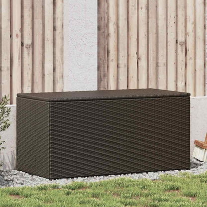 Garden Storage Box Poly Rattan
