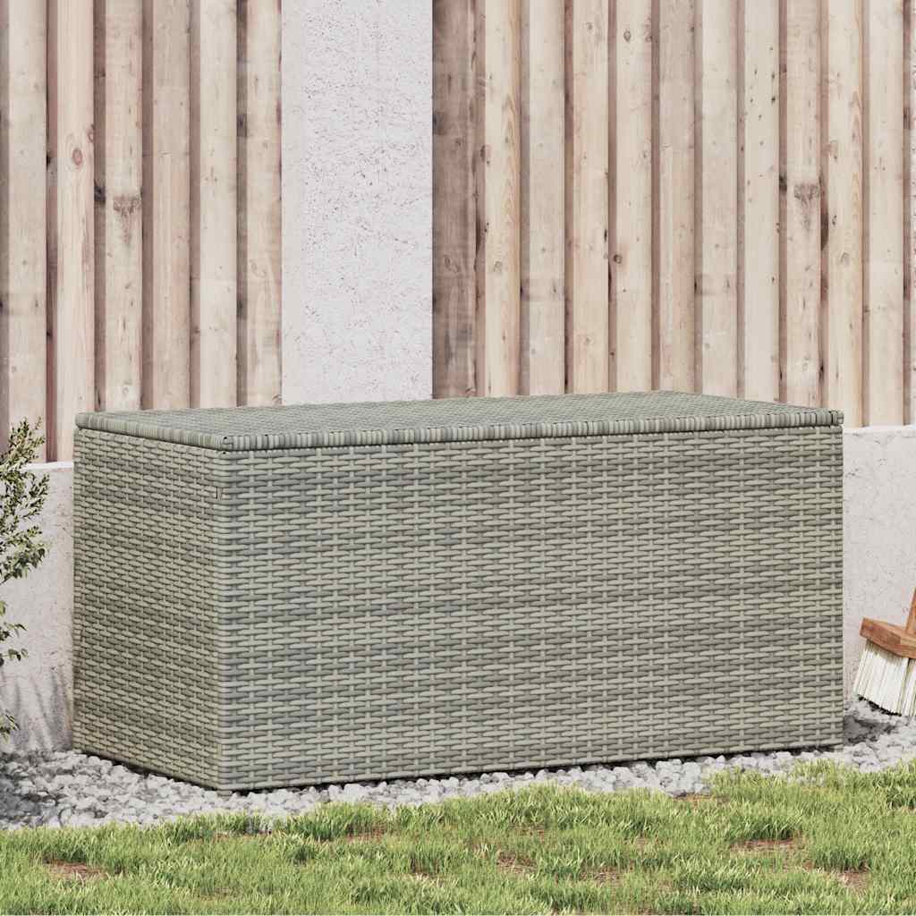 Garden Storage Box Poly Rattan