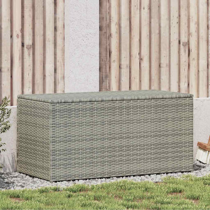 Garden Storage Box Poly Rattan