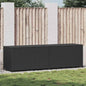 Garden Storage Box Poly Rattan