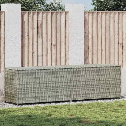 Garden Storage Box Poly Rattan