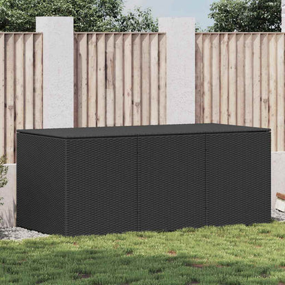Garden Storage Box Poly Rattan