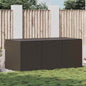 Garden Storage Box Poly Rattan