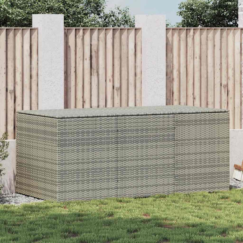 Garden Storage Box Poly Rattan
