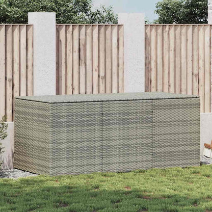 Garden Storage Box Poly Rattan