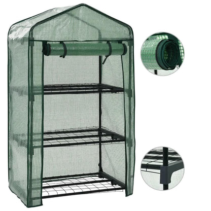 3-Tier Mini Greenhouse 69X49X125 Cm