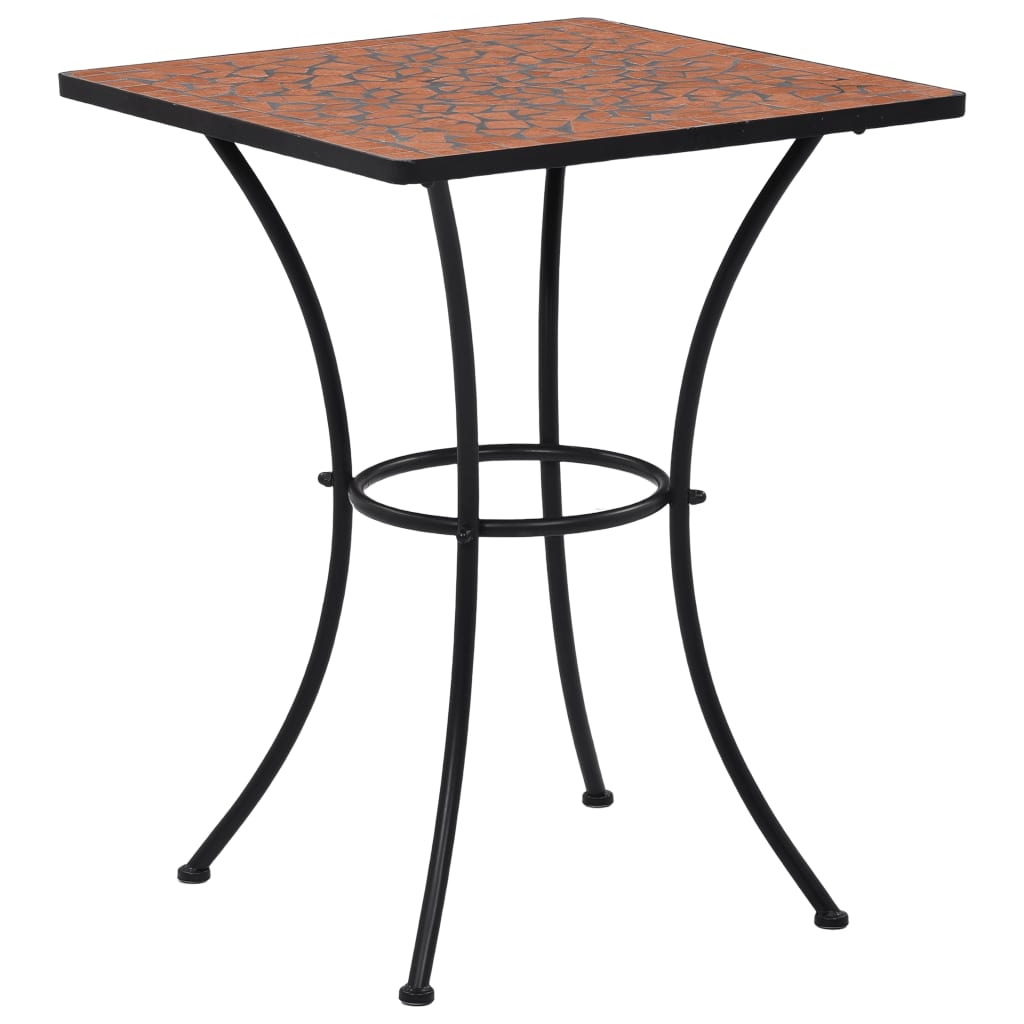 Bistro Table And White 60 Cm Mosaic