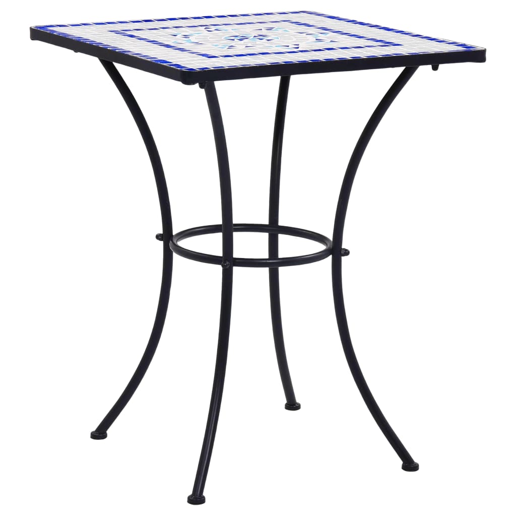 Bistro Table And White 60 Cm Mosaic