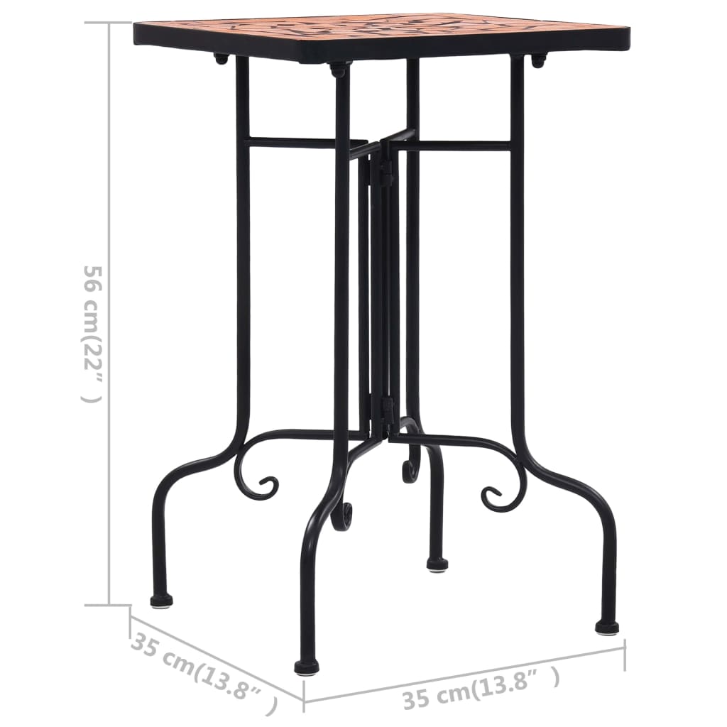 Mosaic Side Table Ceramic