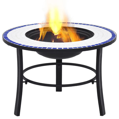 Mosaic Fire Pit 68Cm Ceramic