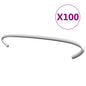 Gabion Hooks 50 Pcs Galvanised Steel