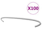 Gabion Hooks 50 Pcs Galvanised Steel