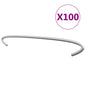 Gabion Hooks 50 Pcs Galvanised Steel