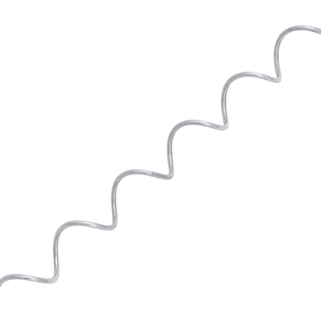 Gabion Spirals 24 Pcs Galvanised Steel 100 Cm