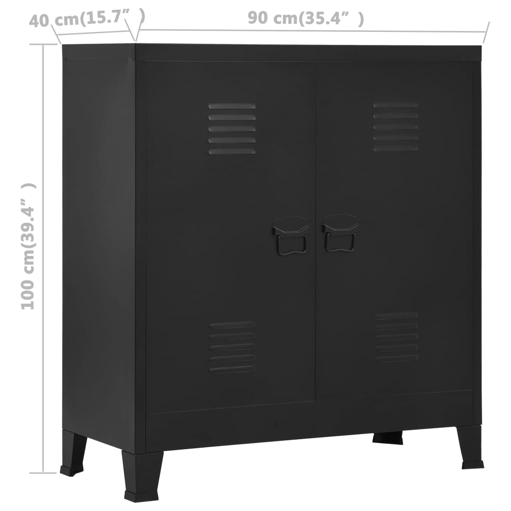 Industrial Storage Chest 90X40X100 Cm Steel