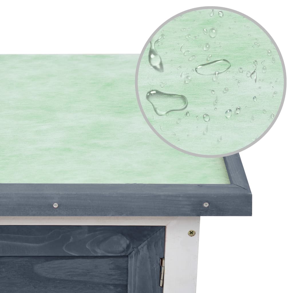 Outdoor Rabbit Hutch 1 Layer Wood