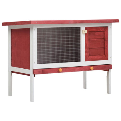 Outdoor Rabbit Hutch 1 Layer Wood