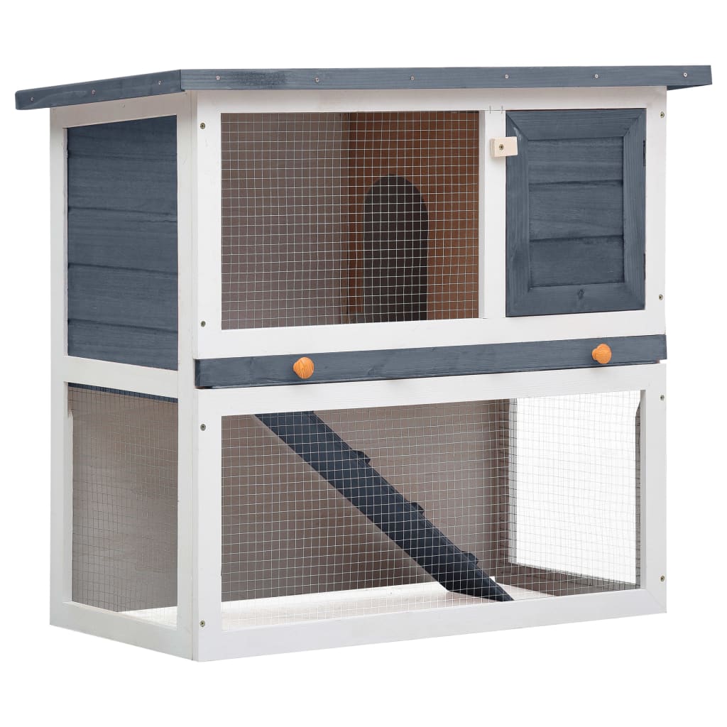 Outdoor Rabbit Hutch 1 Door Wood