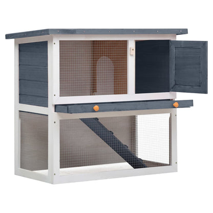 Outdoor Rabbit Hutch 1 Door Wood