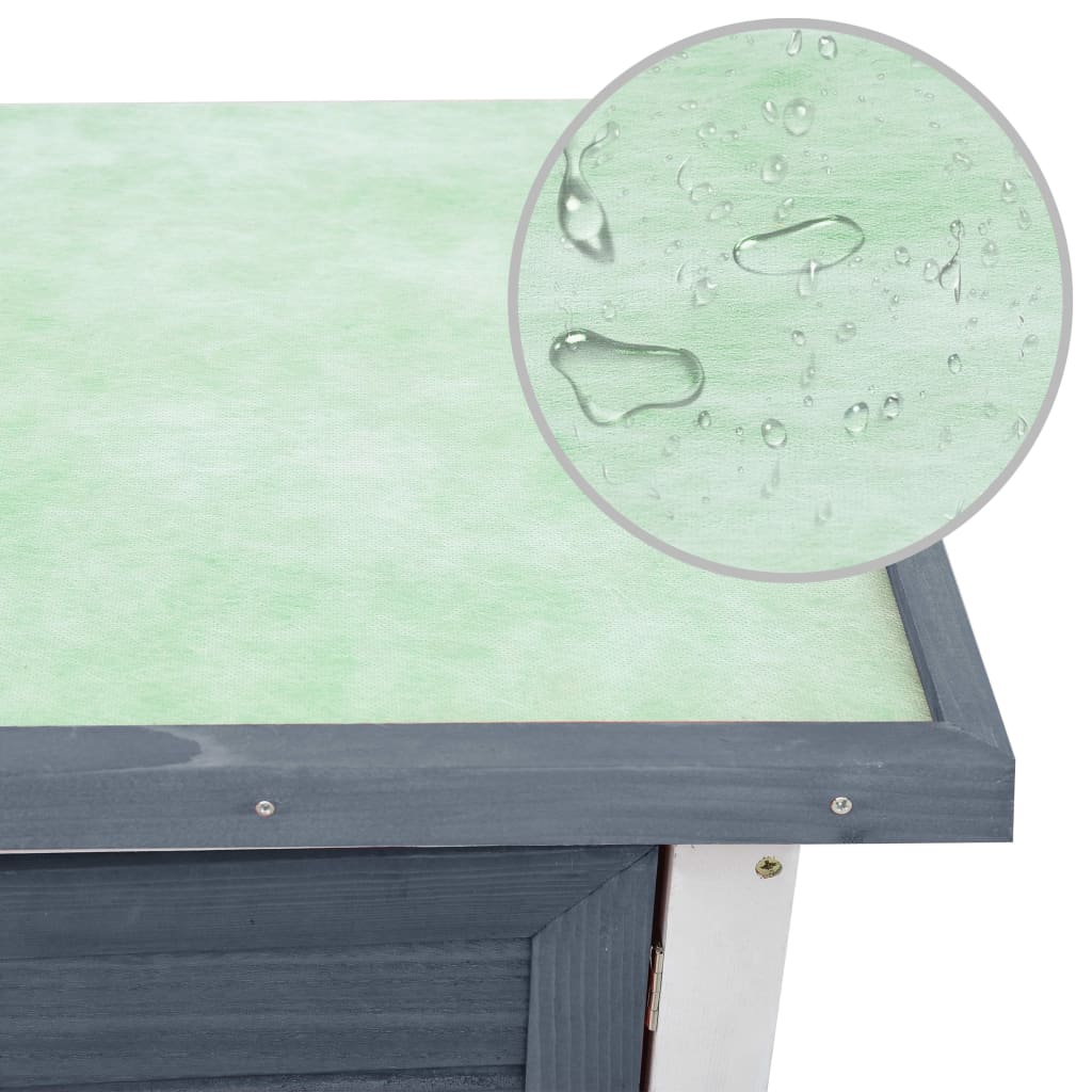 Outdoor Rabbit Hutch 1 Door Wood