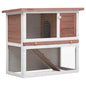 Outdoor Rabbit Hutch 1 Door Wood