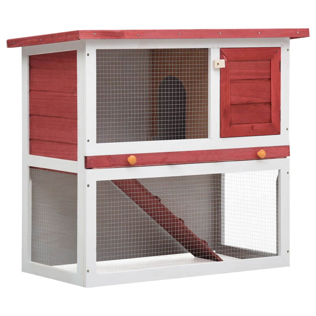 Outdoor Rabbit Hutch 1 Door Wood
