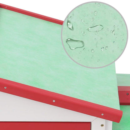 Outdoor Large Rabbit Hutch 145X45X84 Cm Wood